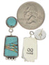 Southwestern Turquoise And Opal Inlay Earrings EX32477